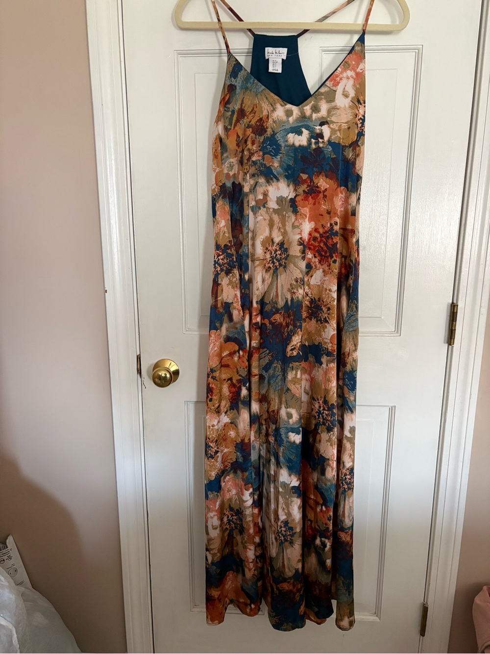 Boho Floral Maxi Slip Dress